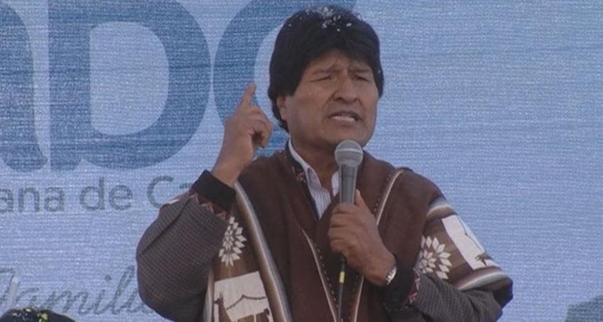 [VIDEO] La nueva ofensiva de Evo Morales: "Chile vive del contrabando"
