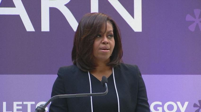 [VIDEO] El regreso de Michelle Obama a la escena pública
