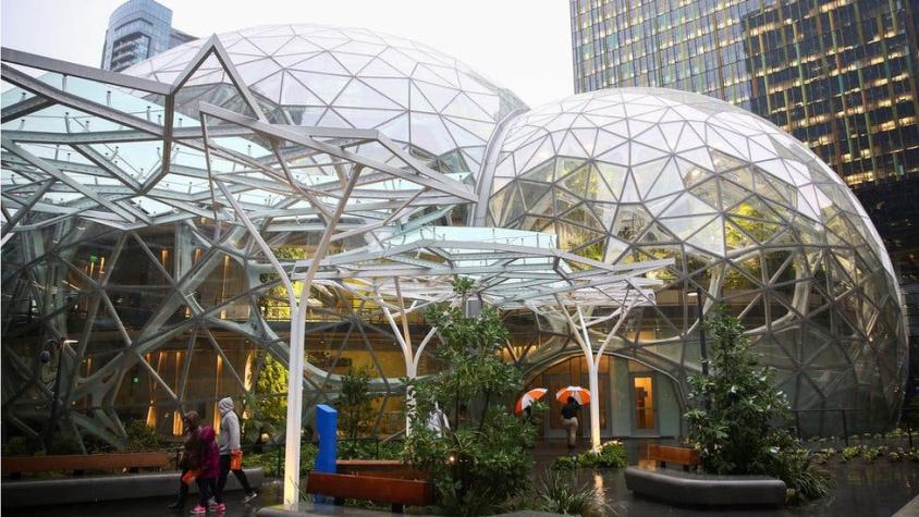 Por qué Amazon construyó una selva tropical para sus empleados