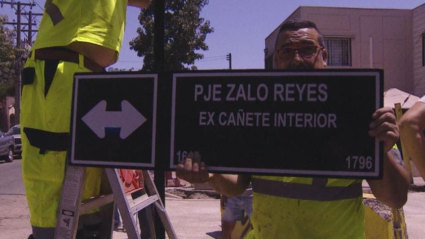 [VIDEO] Zalo Reyes ya tiene calle propia