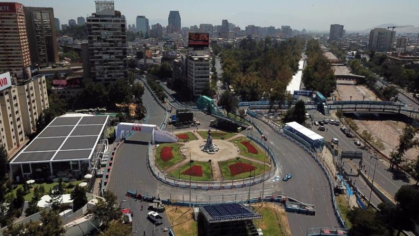 [VIDEO] La pista está lista: Santiago se luce como anfitrión de la Fórmula E