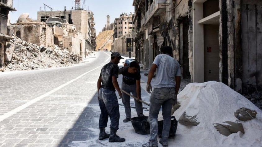 La dolorosa y difícil reconstrucción de la ciudad que encarno la rebelión contra Bashar al Asad