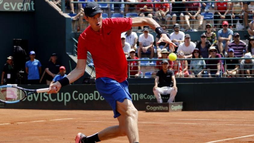 [Juego a Juego] Nicolás Jarry está venciendo a Roberto Quiroz en singles de Copa Davis