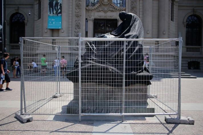 Restauración de escultura del Museo de Bellas Artes tomará al menos un mes
