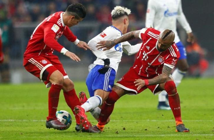 Bayern Munich con Vidal en cancha vence a Schalke 04 por la Bundesliga