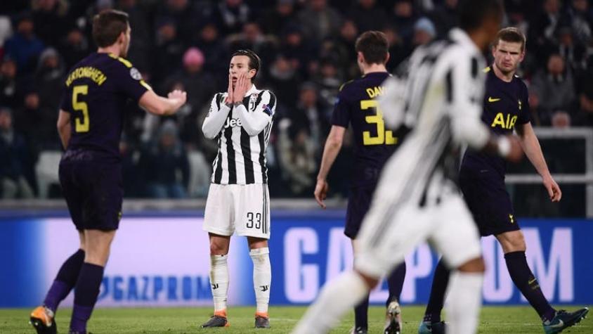 Juventus deja escapar el triunfo ante Tottenham y complica sus chances en Champions