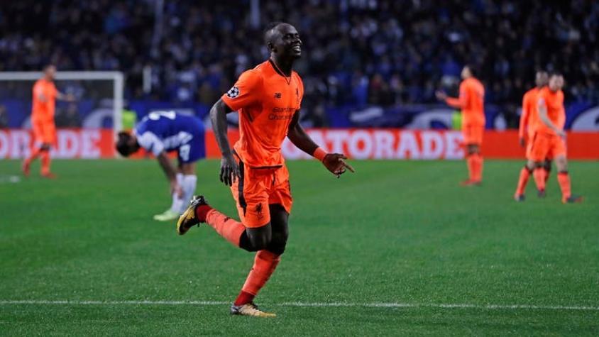 Sadio Mané es la figura en goleada de Liverpool ante Porto por la Liga de Campeones