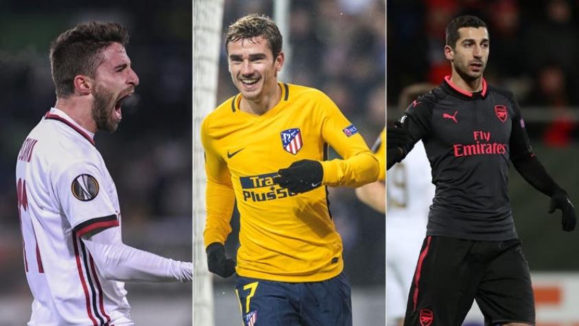 Atlético de Madrid, AC Milan y Arsenal quedan a un paso de octavos en Europa League