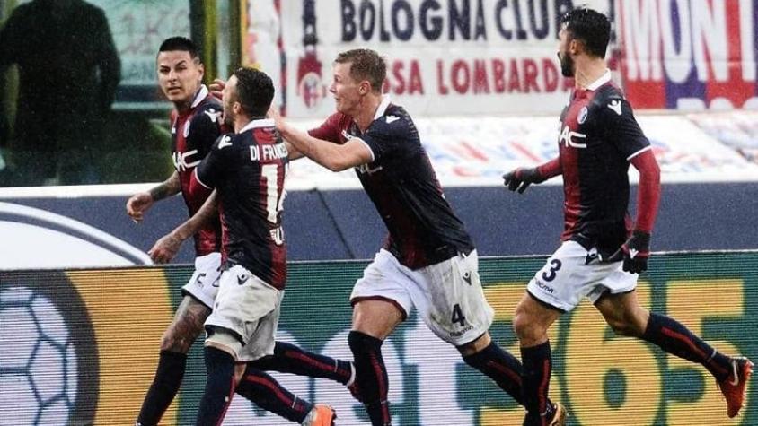 Erick Pulgar otra vez se luce y le entrega agónico triunfo a Bologna en la Serie A