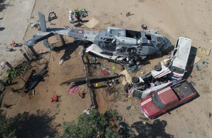 Sube cifra de fallecidos en accidente aéreo tras fuerte sismo en México