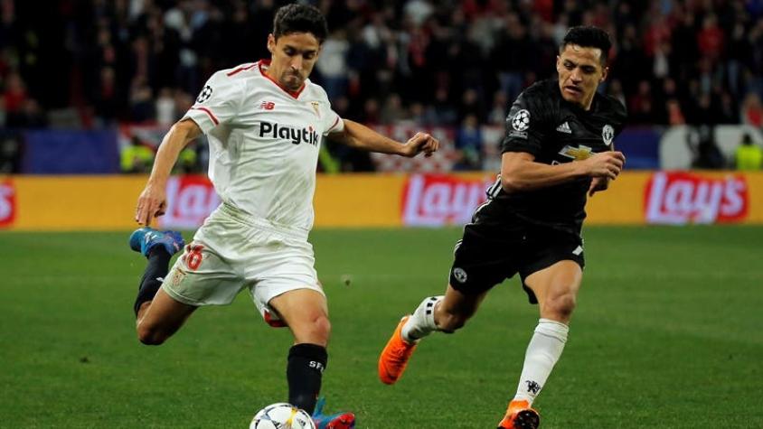Alexis se estrena en Champions con empate del Manchester United ante Sevilla