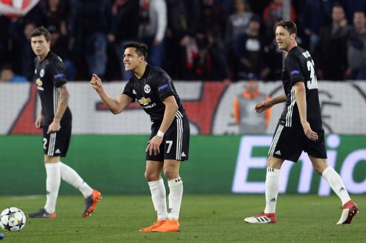 [VIDEO] Alexis Sánchez no destaca en empate del Manchester United