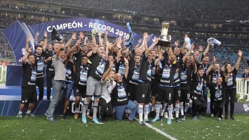 Gremio campeón de la Recopa Sudamericana tras vencer a Independiente en penales