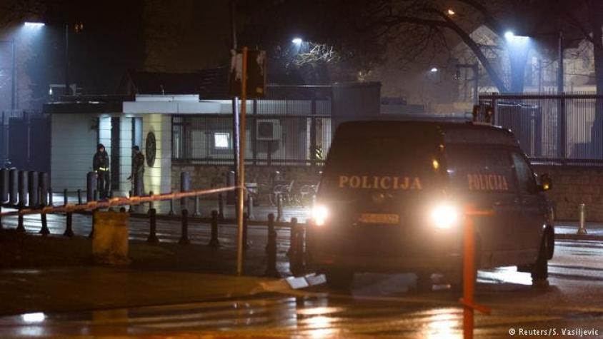 Atacan con artefacto explosivo la embajada de Estados Unidos en Montenegro