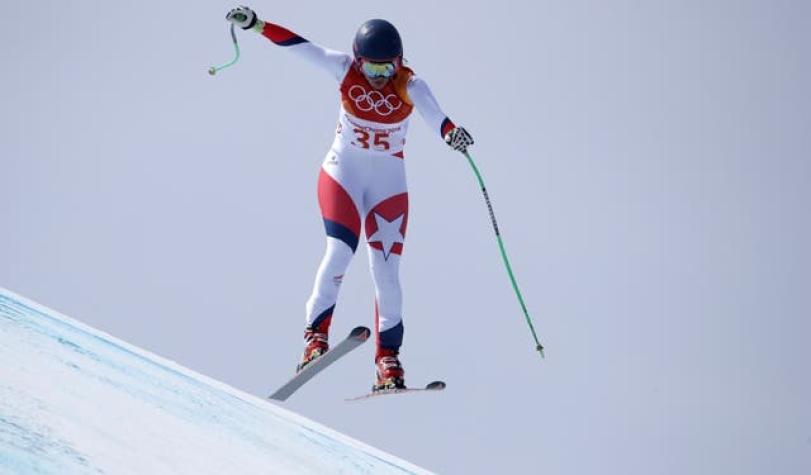 Chilena Noelle Barahona se despide de sus cuartos Juegos de Invierno tras el combinado alpino