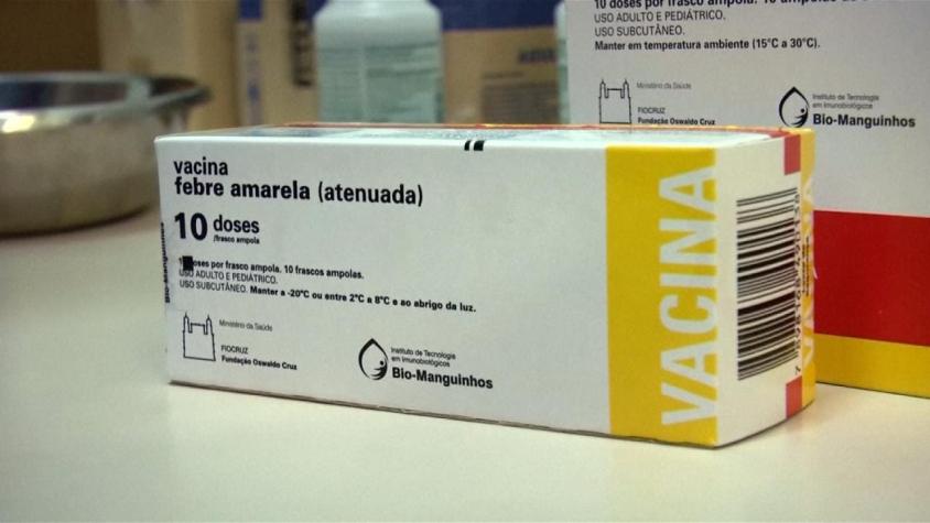 [VIDEO] Gobierno pide no viajar a Brasil sin vacunarse contra la fiebre amarilla