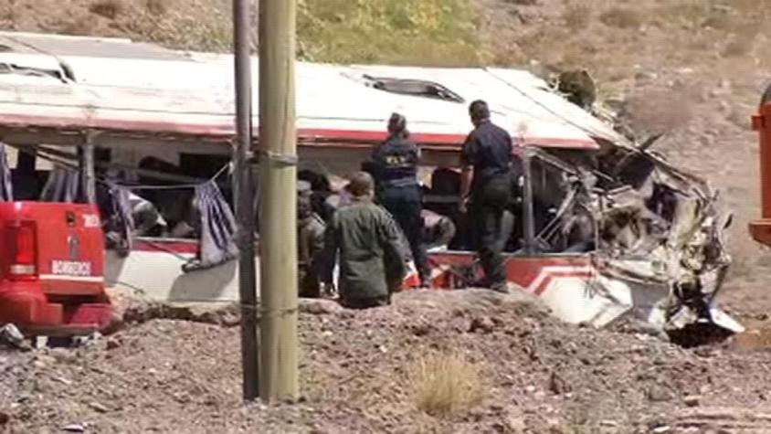 [VIDEO] Accidente en Mendoza: Chofer del bus había consumido droga e iba a exceso de velocidad