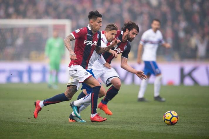 [VIDEO] Erick Pulgar anota en empate de Bologna frente a AS Roma