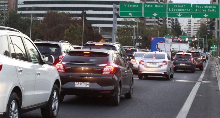 Santiago tuvo un 5% más de tráfico durante las primeras horas del Súper Lunes