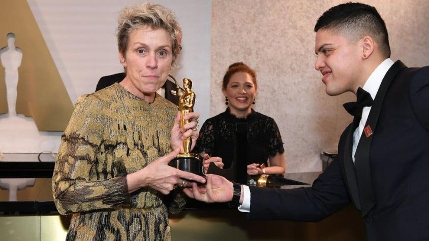 Robo en los Oscar: arrestan a un hombre que se llevó la estatuilla de la actriz Frances McDormand