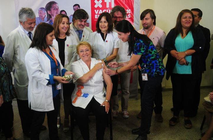 Presidenta Bachelet da inicio a campaña de vacunación contra la influenza