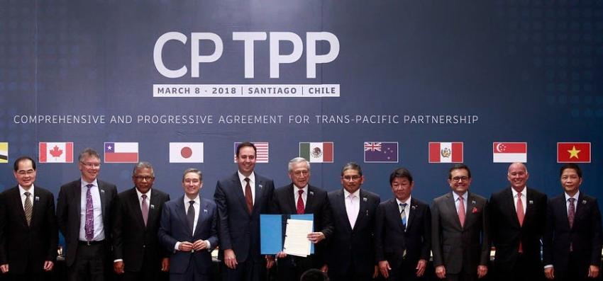 Chile y otros 10 países firman el TPP-11 sin Estados Unidos