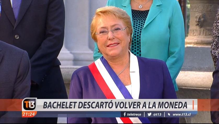 [VIDEO] La emotiva despedida de Bachelet