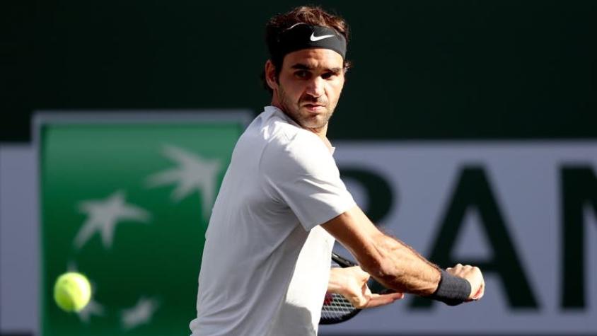 Roger Federer sigue intratable en Indian Wells y se instala en cuartos de final