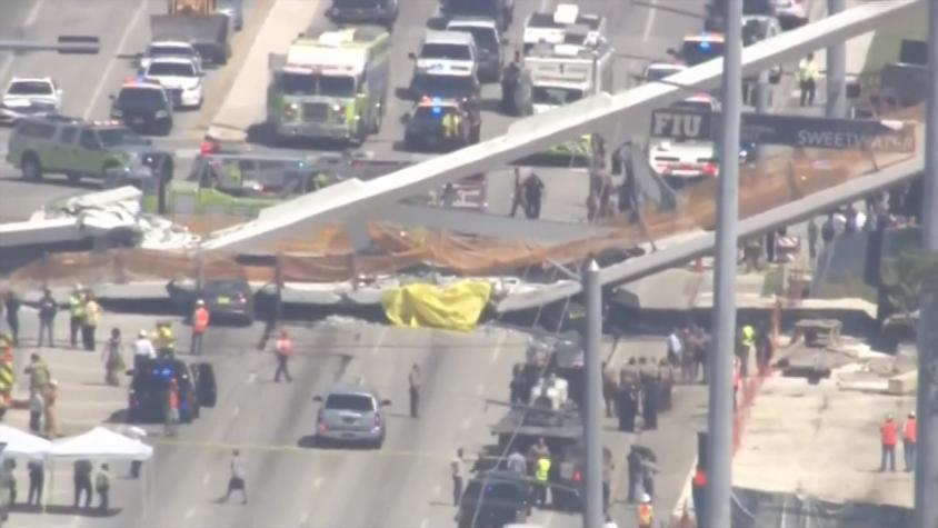 Ingeniero advirtió de agrietamiento en puente de Miami antes de que colapsara