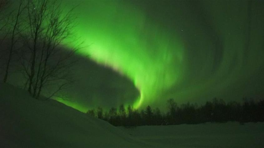 [VIDEO] La espectacular aurora boreal ilumina el cielo del círculo ártico