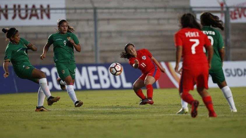 [VIDEO] Chile vence con agónico golazo a Bolivia en Sudamericano Sub 17 femenino
