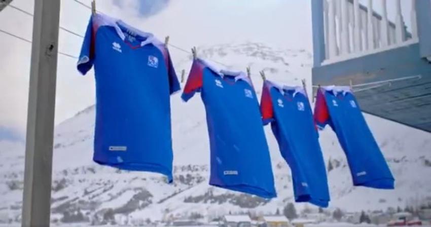 [VIDEO] La nueva camiseta con la que Islandia disputará su primera Copa del Mundo