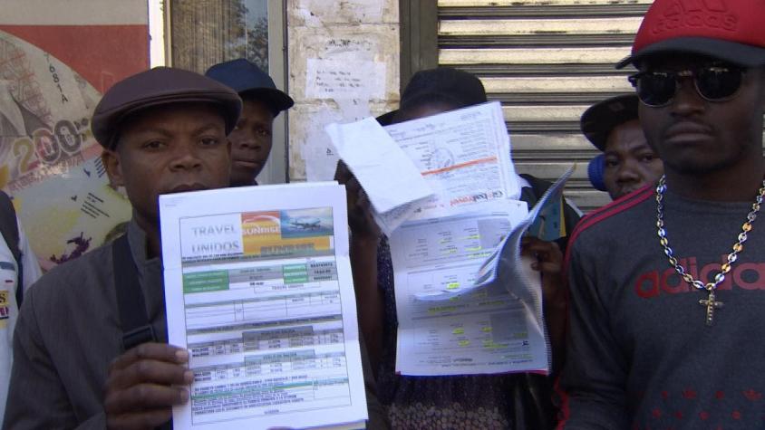 [VIDEO] Haitianos reclaman por dinero gastado en viajes afectados por LAW