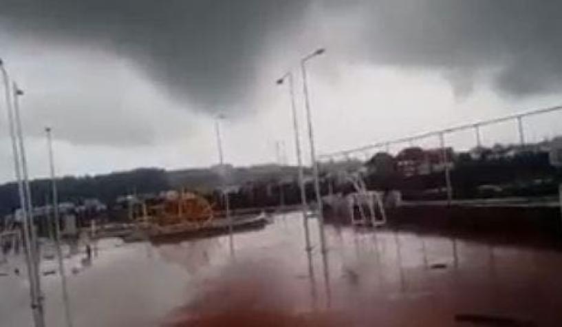 ¿Tromba o tornado? Onemi explica las diferencias tras fenómeno registrado en Puerto Montt