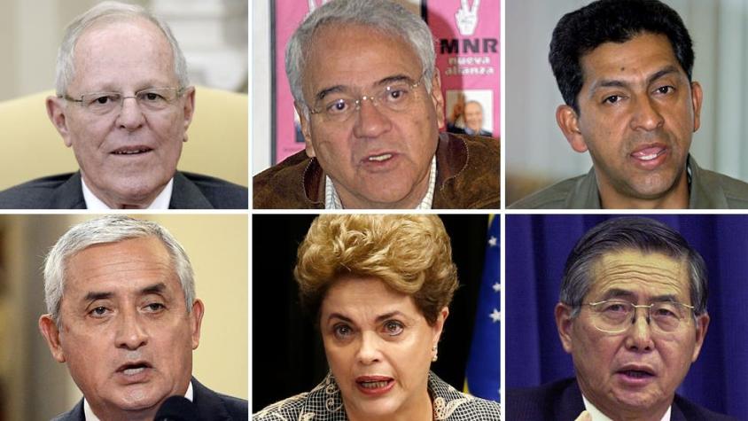 PPK y otros presidentes de América Latina que no terminaron sus mandatos por casos de corrupción