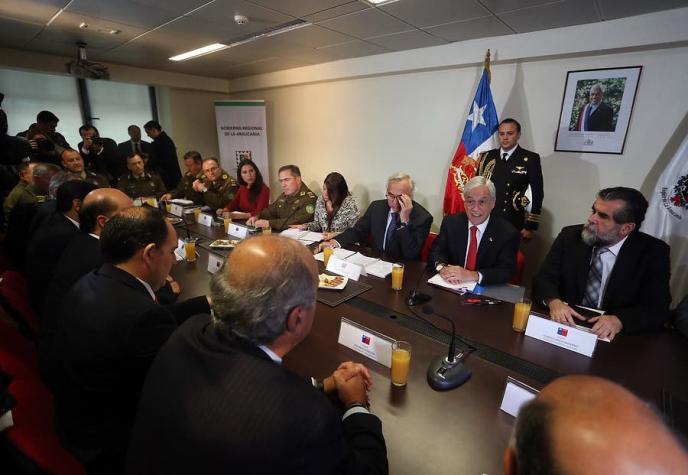 Piñera visita La Araucanía y anuncia cambios a la ley antiterrorista