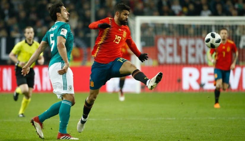 España y Alemania empatan en partido amistoso previo al Mundial de Rusia 2018