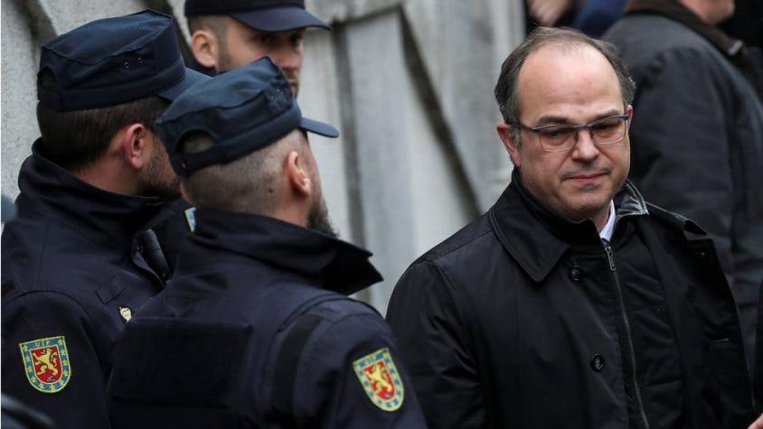 La justicia española encarcela al aspirante independentista a la presidencia de Cataluña