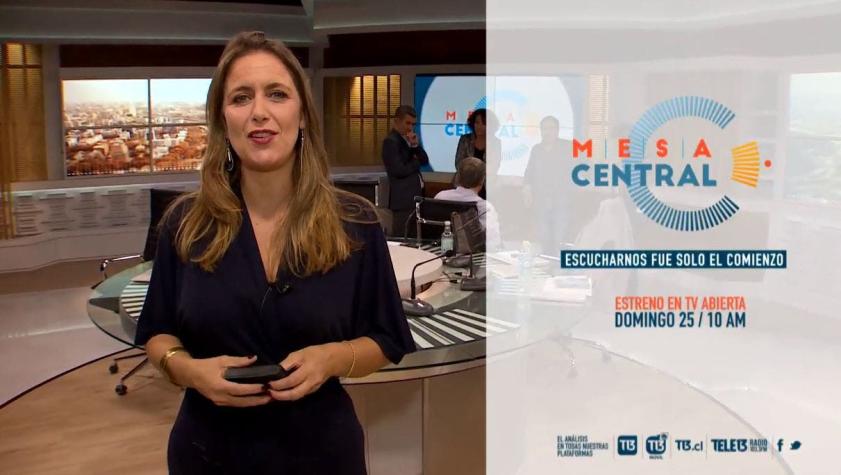 [VIDEO] Carola Urrejola, panelista de "Mesa Central" en el 13