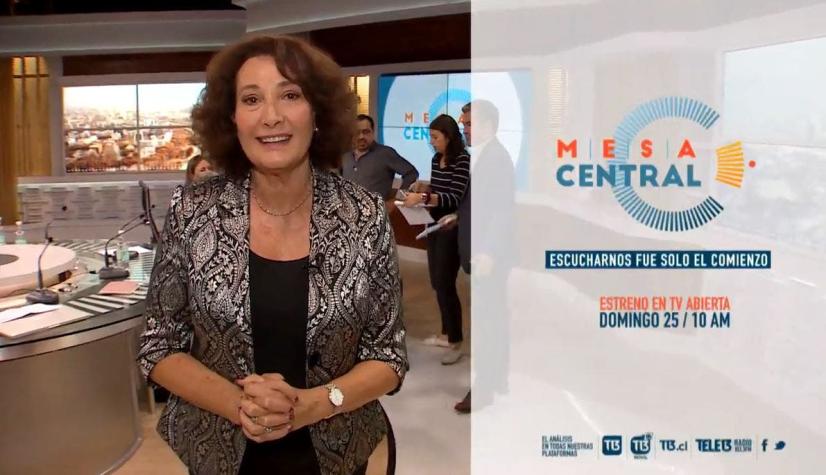 [VIDEO] Patricia Politzer, panelista de "Mesa Central" en el 13