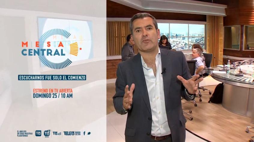 [VIDEO] Kike Mujica, panelista de "Mesa Central" en el 13