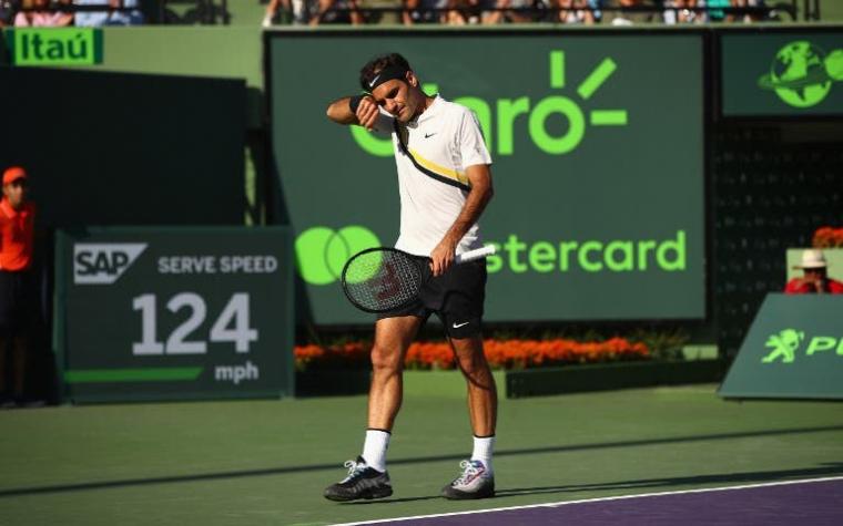 Federer eliminado del Masters 1000 de Miami por el joven australiano Thanasi Kokkinakis