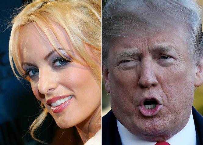 Actriz porno Stormy Daniels habla en televisión de su presunta relación con Donald Trump