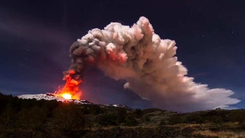 Cómo el El Monte Etna, el volcán más grande de Europa, se desliza cada año hacia el Mediterráneo