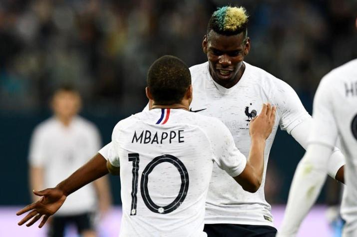 Francia derrota a Rusia en amistoso con doblete de Mbappé