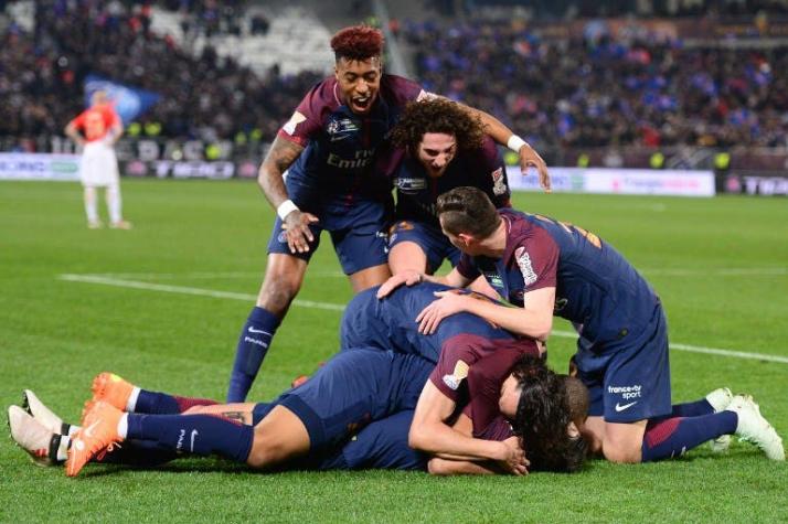 PSG gana 3-0 a Mónaco y conquista por quinta vez consecutiva la Copa de la Liga