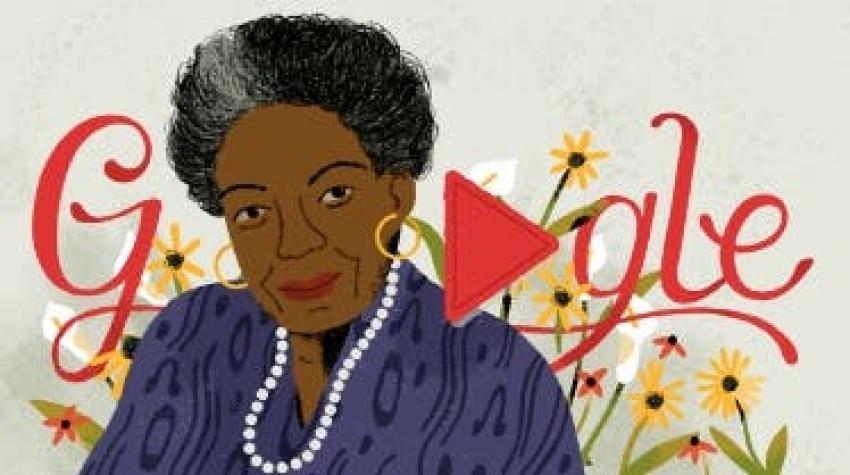 Google revive el legado feminista de Maya Angelou en el aniversario de su natalicio