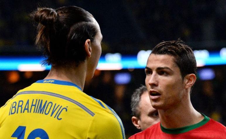 Zlatan ningunea la chilena de Cristiano Ronaldo