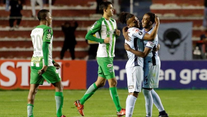 Se hunde Colo Colo: Bolívar vence sufriendo a Atlético Nacional en la Libertadores