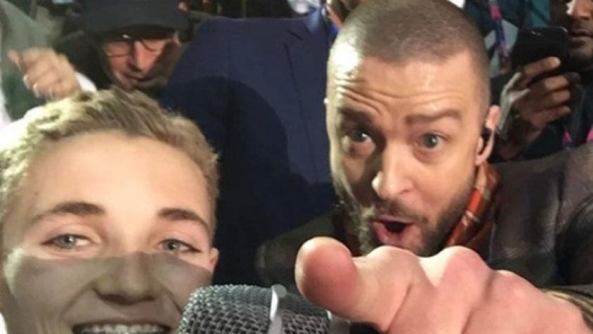 "Selfie kid" y Justin Timberlake se vuelven a reunir